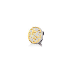 Nomination MYBONBONS Plakette aus Stahl mit goldenen SYMBOLEN (019_My angel Elegance) 065082/019