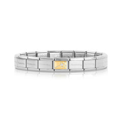 Nomination Armband Classic PEQUENO DESEO Edelstahl und 18k gold (20_CLASSIC) 039243/20