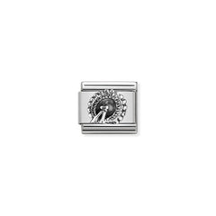 Nomination Composable Classic MONUMENTS RELIEF acciaio e argento 925 (04_London Eye) 330105/04