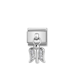 Nomination Composable Classic CHARMS Edelstahl und Silber 925 (11_Engel) 331800/11