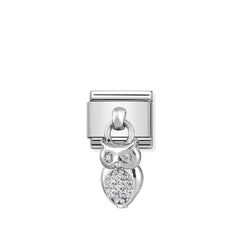 Nomination Composable Classic CHARMS Edelstahl und Silber 925 (12_Eule) 331800/12