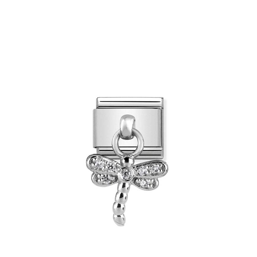 Nomination Composable Classic CHARMS Edelstahl und Silber 925 (13_Libelle) 331800/13