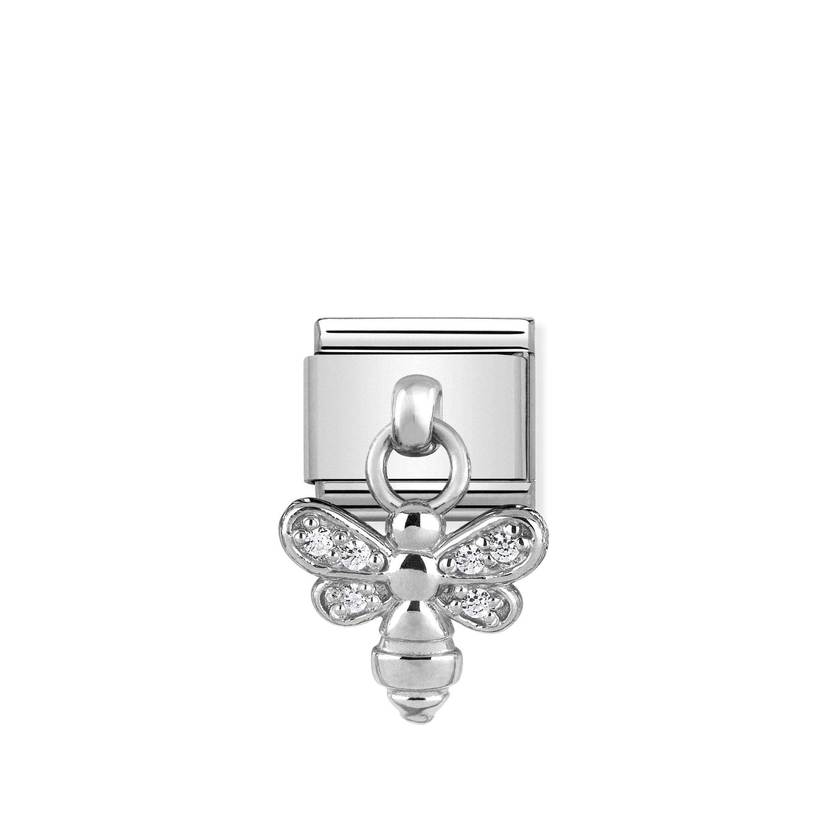 Nomination Composable Classic CHARMS Edelstahl und Silber 925 (15_Biene) 331800/15