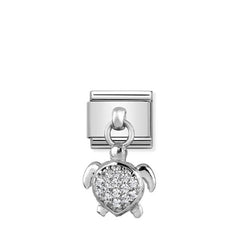 Nomination Composable Classic CHARMS Edelstahl und Silber 925 (24_Wasserschildkroete) 331800/24