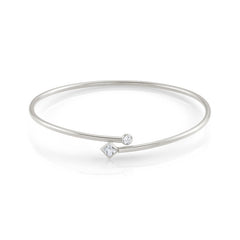 Nomination Armreif BELLA in 925er Silber und Cubic Zirkonia (005_Silberne Raute) 142683/005
