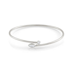 Nomination Armreif BELLA in 925er Silber und Cubic Zirkonia (008_Silberne Schiffchen) 142683/008