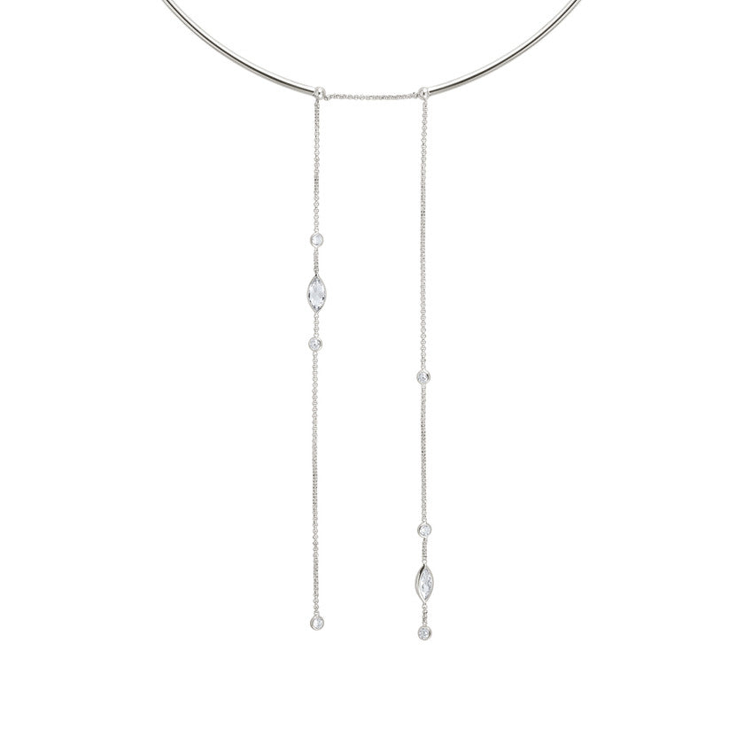 Nomination Halskette BELLA in 925er Silber und Cubic Zirkonia RIGIDA (008_Silberne Schiffchen) 142686/008