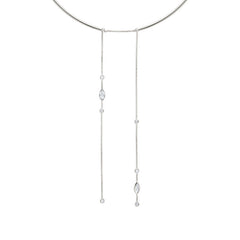 Nomination Halskette BELLA in 925er Silber und Cubic Zirkonia RIGIDA (008_Silberne Schiffchen) 142686/008