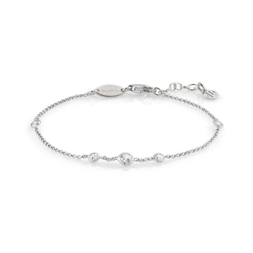 Nomination Armband BELLA in 925er Silber und Cubic Zirkonia (009_Silberner Kreis) 142681/009