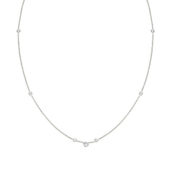 Nomination Halskette BELLA in 925er Silber und Cubic Zirkonia (009_Silberner Kreis) 142684/009