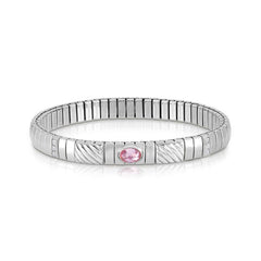 Nomination Armband XTE in Edelstahl, 925er Silber und Cubic Zirkonia (003_ROSA) 043332/003