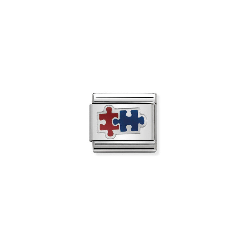 Nomination COMPOSABLE Classic SYMBOLE aus Edelstahl, Email und Silber 925 (37-37) 330202/37
