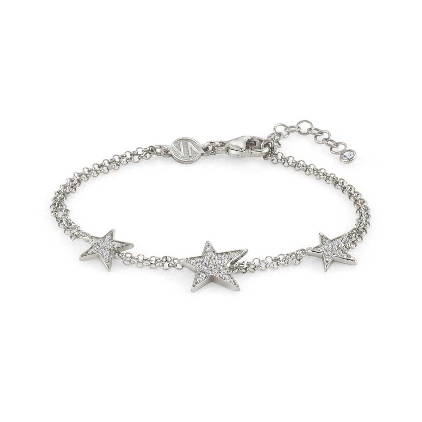 Nomination Armband STELLA in 925er Silber und Cubic Zirkonia (doppelt) (010_(Silber)) 146704/010