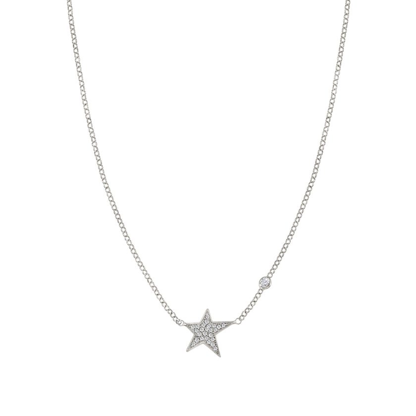 Nomination Halskette STELLA in 925er Silber und Cubic Zirkonia (010_(Silber)) 146708/010