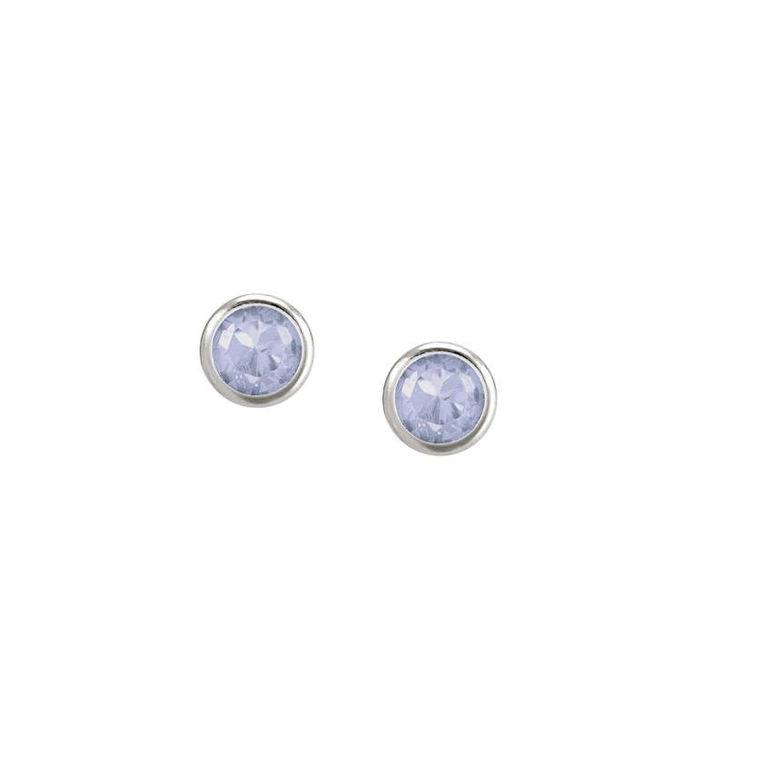 Nomination BELLA edition BLOOM Ohrstecker aus 925er Silber und Kristallen (036_Hellblau mit Silber-Verzierung) 146644/036