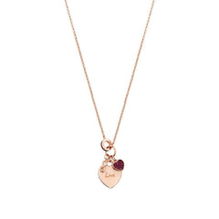 Nomination Halskette EASYCHIC aus 925er Silber und Cubic Zirkonia (047_Love Verzierung Silber) 147902/047