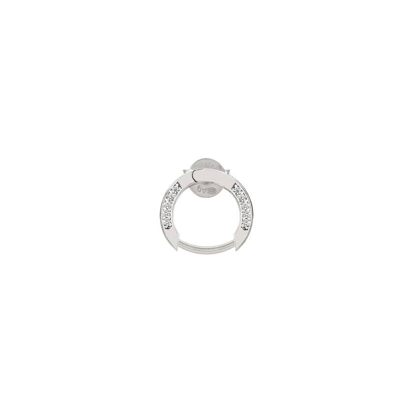 Nomination SEIMIA Ohrstecker aus 925er Silber, mit Cubic Zirkonia verziert (011_Kreis) 147132/011