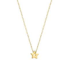 Nomination ESSENTIALS Halskette aus 925er Silber, dazu ein mit Cubic Zirkonia verziertes Schmuckelement (009_Stern Gelbgold) 148202/009