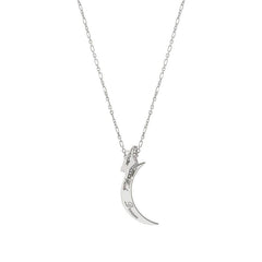 Nomination ESSENTIALS Halskette aus 925er Silber, dazu ein mit Cubic Zirkonia verziertes Schmuckelement und ein Anhaenger (007_Stern Silber) 148203/007