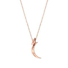 Nomination ESSENTIALS Halskette aus 925er Silber, dazu ein mit Cubic Zirkonia verziertes Schmuckelement und ein Anhaenger (008_Stern Rosegold) 148203/008