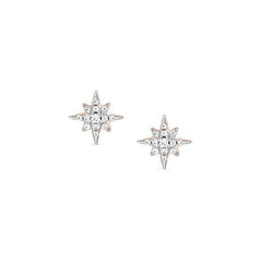 Nomination SWEETROCK ROMANCE EDITION Ohrstecker aus 925er Silber, mit Cubic Zirkonia verziert (066_(Windrose, Rosegold)) 148024/066