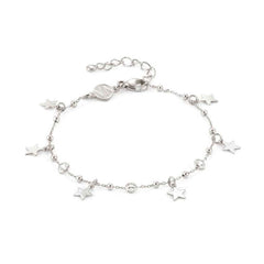 Nomination MELODIE HAPPY EDITION Armband aus 925er Silber, mit Cubic Zirkonia verziert (015_Stern Silber) 147720/015
