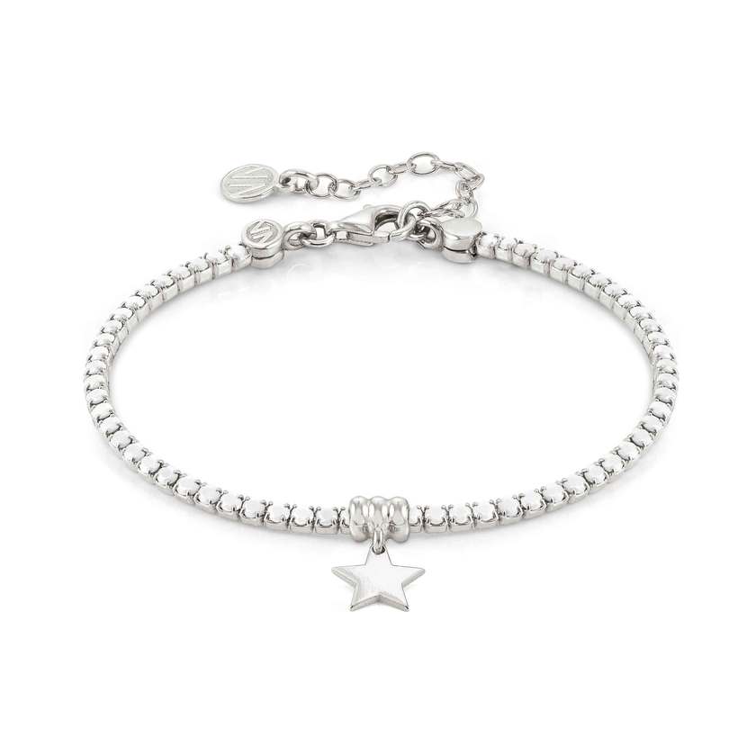 Nomination CHIC&CHARM COLORS EDITION Armband aus 925er Silber, mit Cubic Zirkonia verziert (031_(Stern, Weisser Opal)) 148611/031