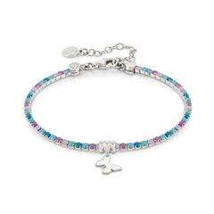Nomination CHIC&CHARM COLORS EDITION Armband aus 925er Silber, mit Cubic Zirkonia verziert (037_(Schmetterling, bunt)) 148611/037