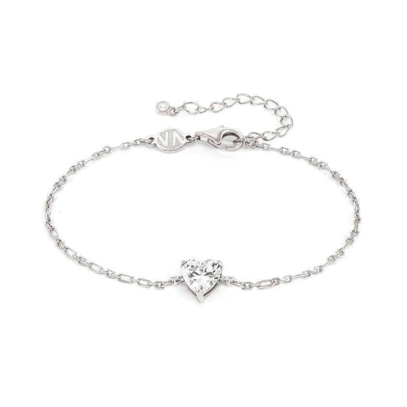 Nomination SWEETROCK SPARKLING LOVE Armband aus 925er Silber, mit Cubic Zirkonia verziert (010_(Silber)) 148046/010