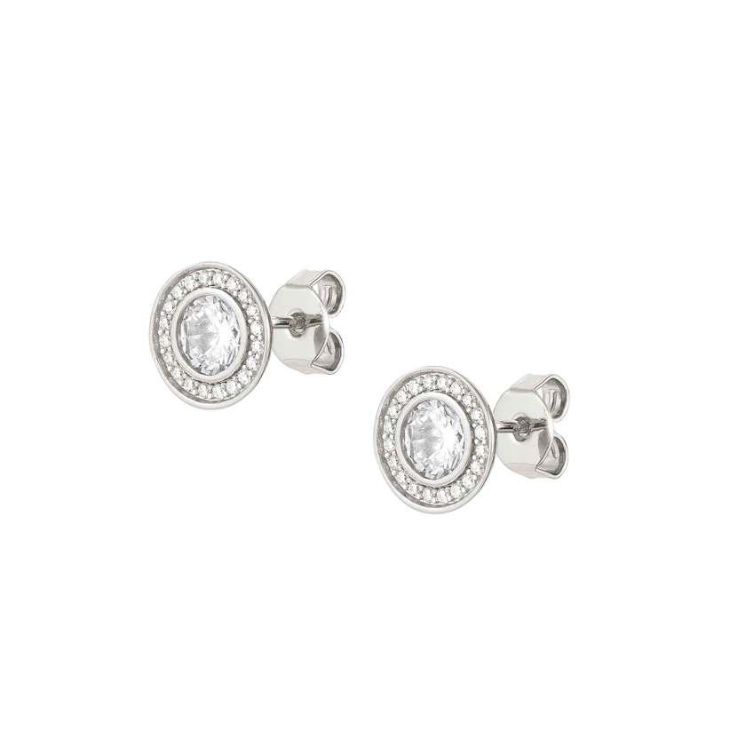 Nomination AUREA Ohrstecker aus 925er Silber, mit Cubic Zirkonia besetzt (010_WEISS) 145705/010