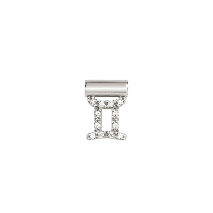 Nomination SEIMIA ZODIAC EDITION Anhaenger aus 925er Silber, mit Cubic Zirkonia besetzt (003_Zwilling) 148808/003