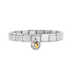 Nomination Bracciale Classic BR in acciaio, smalto e argento 925 (Mothers Matter) (20_CLASSIC) 339244/20