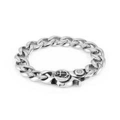 Nomination B-YOND Armband (Panzerkette) aus Edelstahl, mit Anker-Karabiner (037_(LARGE)) 028931/037