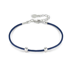 Nomination SEIMIA CANDY Seil-Armband mit Details aus 925er Silber (004_blau) 148819/004