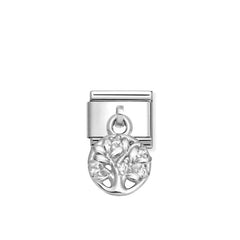 Nomination Composable Classic CHARMS Edelstahl und Silber 925 (27_(Lebensbaum)) 331800/27