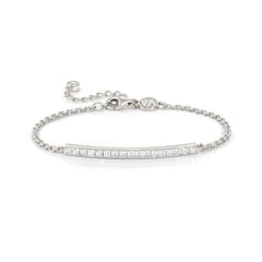 Nomination CARISMATICA Armband aus 925er Silber, dazu Schmuckelement, mit Cubic Zirkonia besetzt (031_(Weiss, Silber)) 240901/031