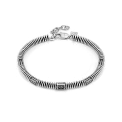 Nomination B-YOND HYPER EDITION Armband (Scheibenkette) aus Edelstahl, mit Cubic Zirkonia verziert (001_Edelstahl) 028943/001