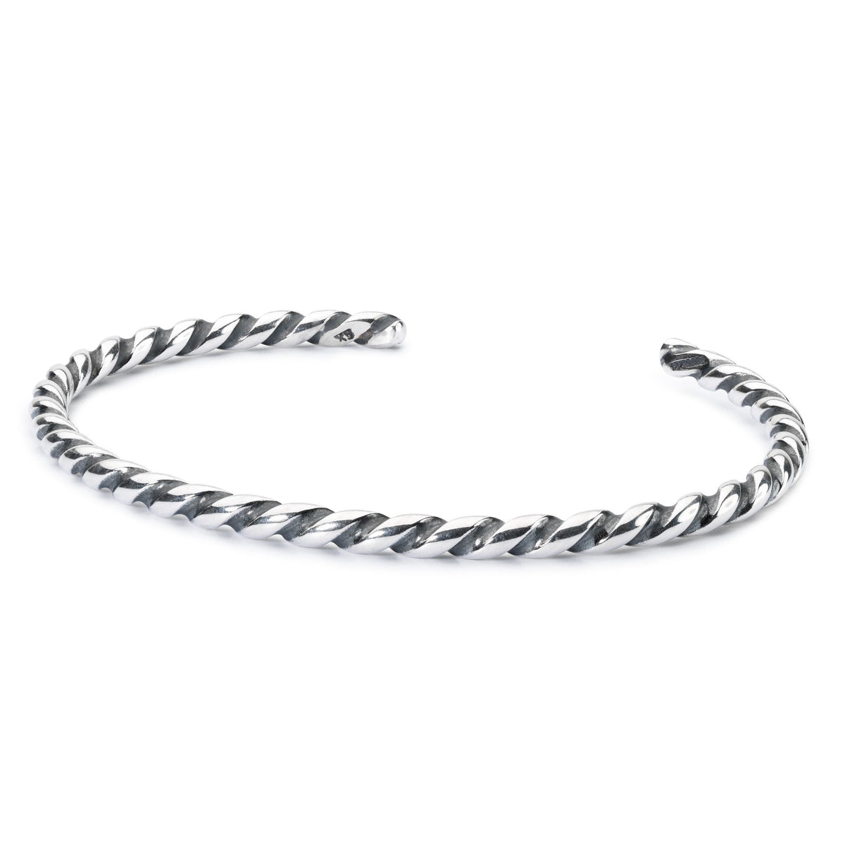 Trollbeads das Original Gedrehte Armspange, silber L TAGBA-00010