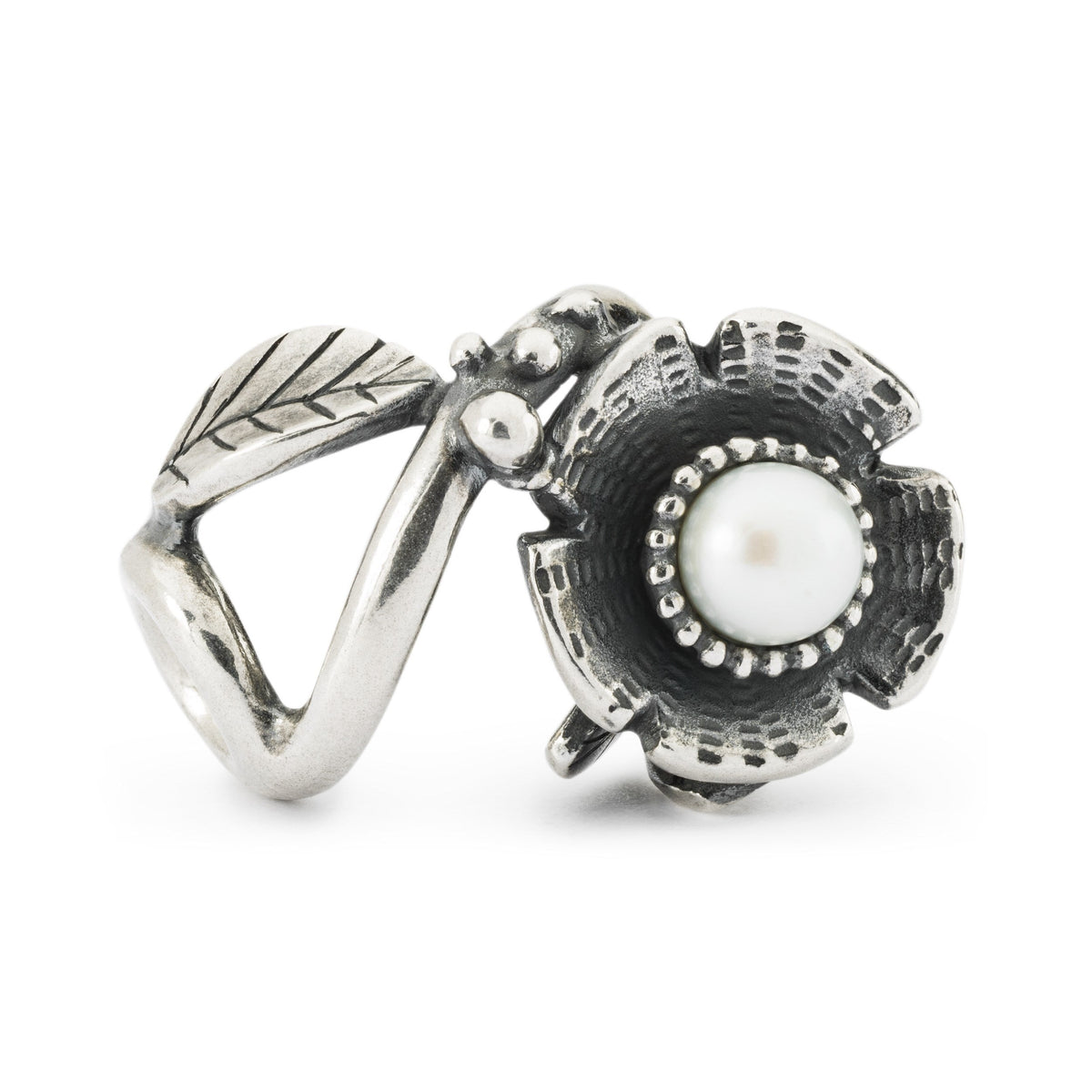 Trollbeads das Original Silber Bead Umarmung der Blumen TAGBE-00288