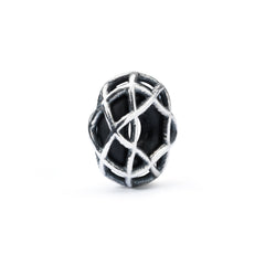 Trollbeads das Original Silber Bead Nachthimmel Spacer TAGBE-10184