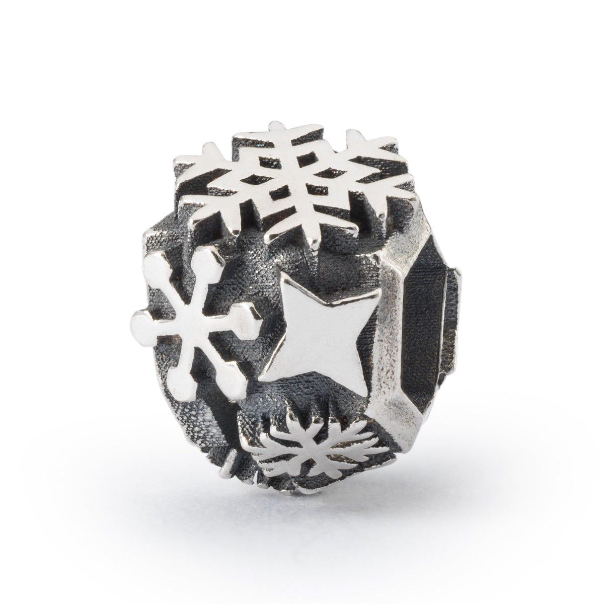 Trollbeads das Original Silber Bead Schneeflöckchen TAGBE-20255