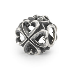 Trollbeads das Original Silber Bead Herzen im Einklang TAGBE-20266