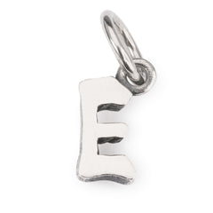 Trollbeads das Original Silber Bead Buchstabe E TAGBE-20274
