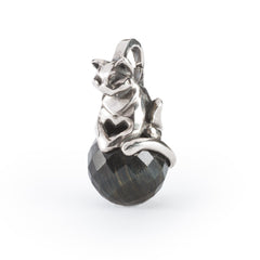 Trollbeads das Original Silber Bead Gelassener Tiger Anhänger TAGPE-00091