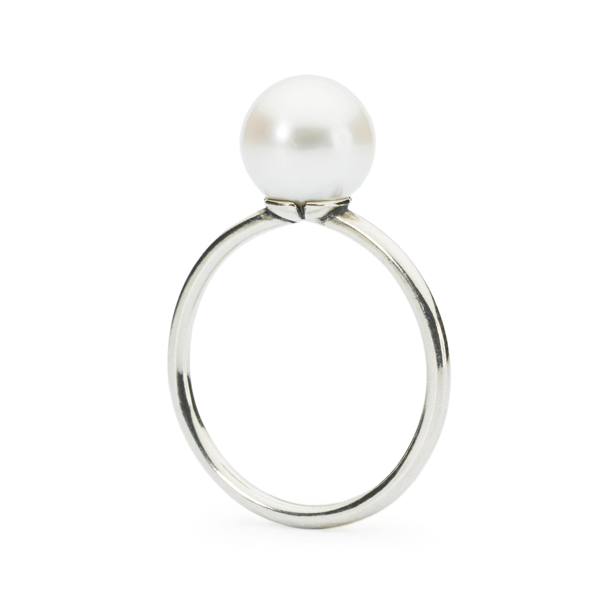 Trollbeads das Original Weißer Perlen Ring