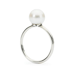 Trollbeads das Original Weißer Perlen Ring