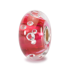 Trollbeads das Original Glas Bead Diamanten Bead Pink TGLBE-00017