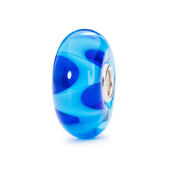 Trollbeads das Original Glas Bead Azurblaue Welle TGLBE-10196