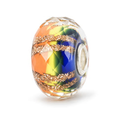 Trollbeads das Original Glas Bead Regenbogen Facette - Limitierte Edition TGLBE-30128