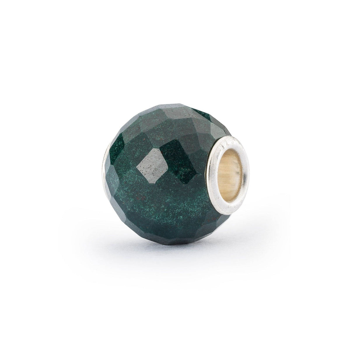 Trollbeads das Original Edelstein Bead Runder Grüner Chalzedon, Facettiert TSTBE-00034